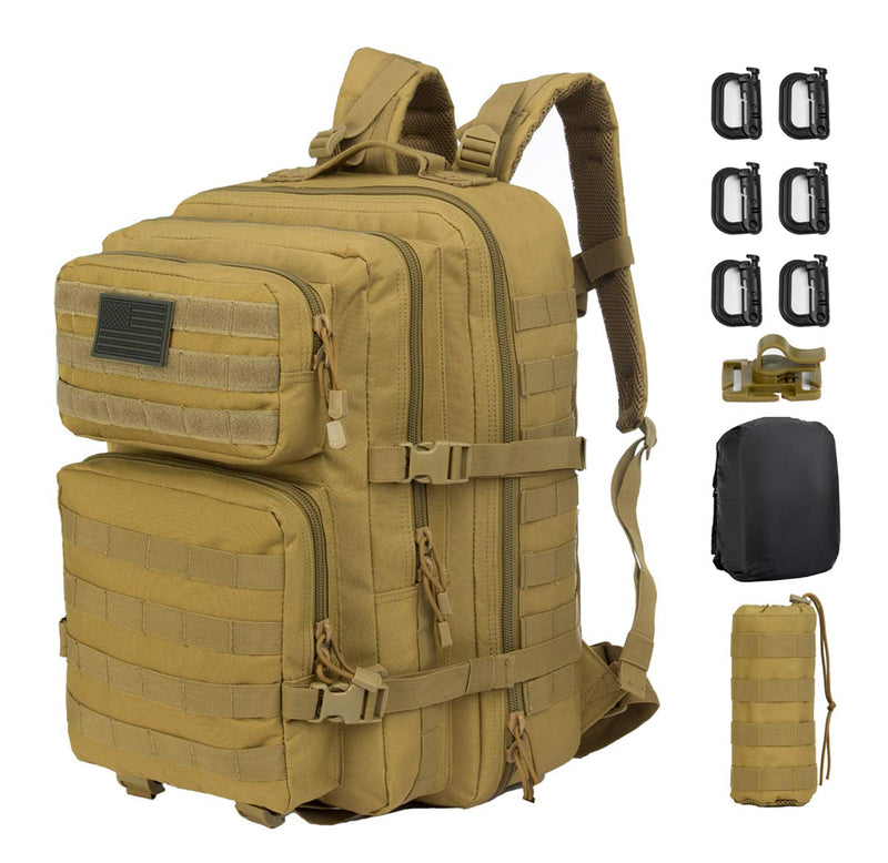 GZ XINXING 3 day Assault Pack Military Tactical Army Backpack Bug Out Bag Daypack (Tan) - backpacks4less.com
