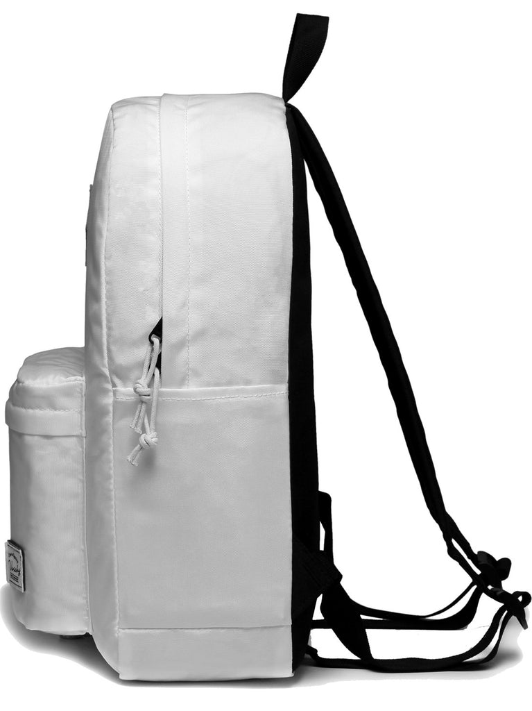 Lightweight Backpack for School, VASCHY Classic Basic Water Resistant Casual Daypack for Travel with Bottle Side Pockets (White) - backpacks4less.com