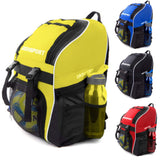 Soccer Backpack - Basketball Backpack - Youth Kids Ages 6 and Up - with Ball Compartment - All Sports Bag Gym Tote Soccer Futbol Basketball Football Volleyball - backpacks4less.com