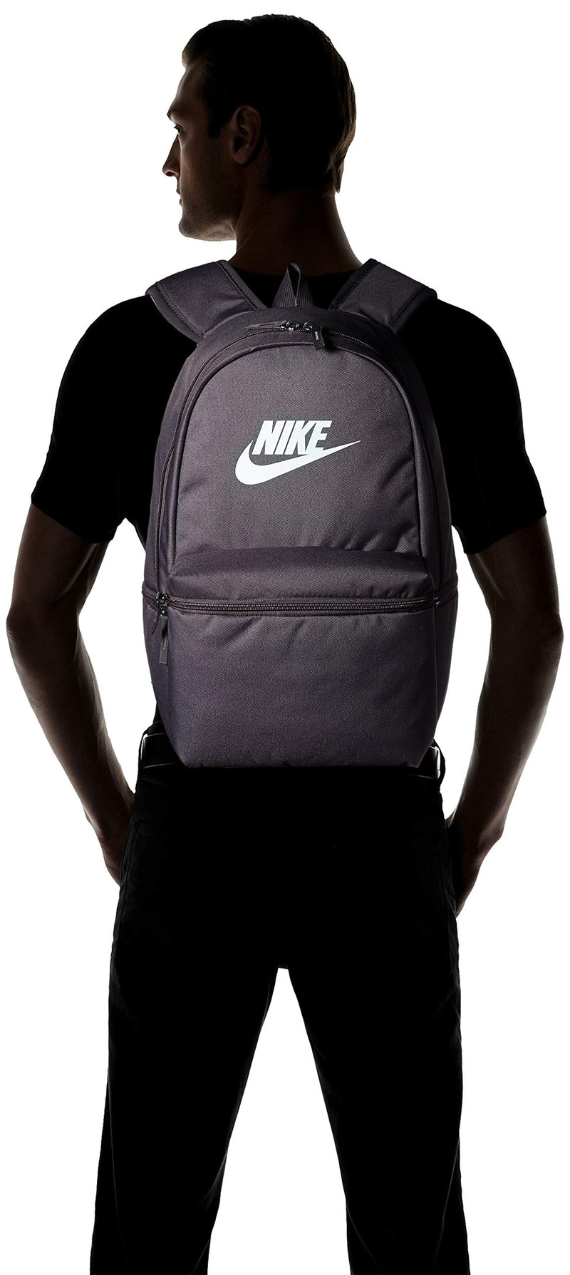 NIKE Heritage Backpack, Thunder Grey/Thunder Grey/Teal, Misc - backpacks4less.com