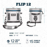 YETI Hopper Flip 12 Portable Cooler, Charcoal - backpacks4less.com