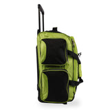 Fila 22" Lightweight Carry On Rolling Duffel Bag,  Neon Lime,  One Size - backpacks4less.com