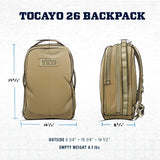 YETI Tocayo 26 Backpack, Tan - backpacks4less.com
