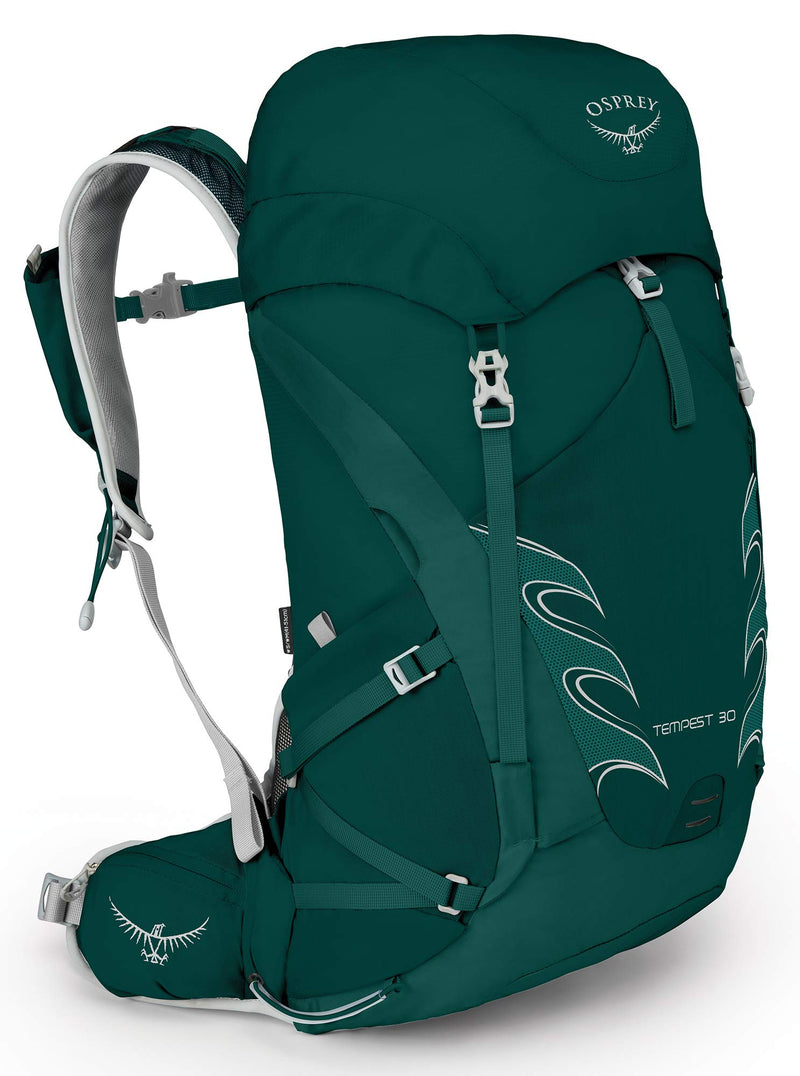 Osprey Packs Tempest 30 Women's Hiking Backpack, Chloroblast Green, WX/Small - backpacks4less.com