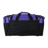 Dalix 20 Inch Sports Duffle Bag with Mesh and Valuables Pockets, Purple - backpacks4less.com