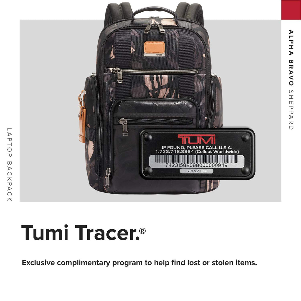 TUMI Alpha Bravo Sheppard Deluxe Brief Pack Laptop Backpack 15 Inc backpacks4less