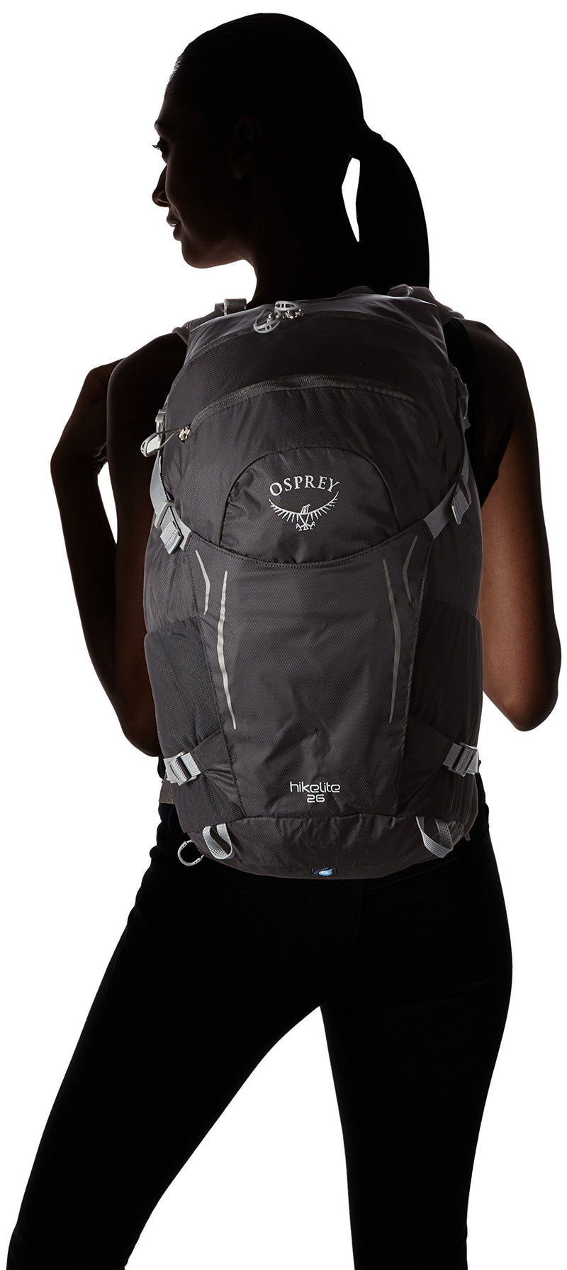 Osprey Packs Hikelite 26 Backpack, Black, One Size - backpacks4less.com