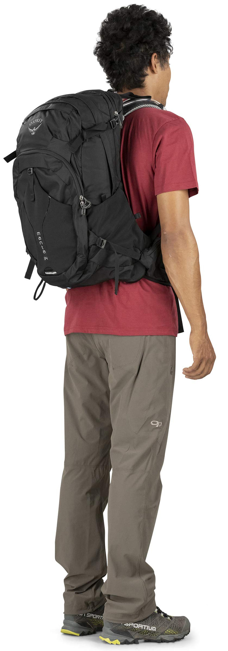 Osprey Packs Manta 34 Hydration Pack, Black, One Size - backpacks4less.com