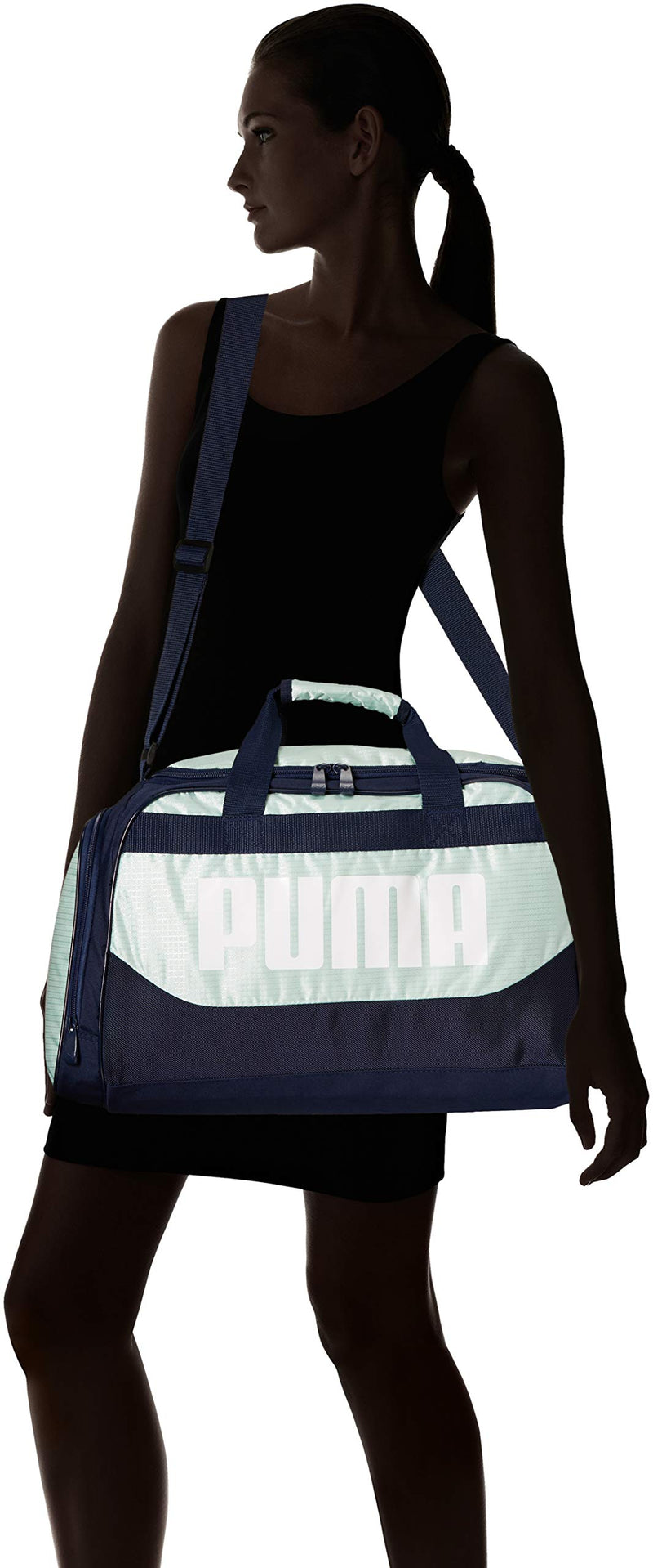 PUMA Women's Evercat Dispatch Duffel, navy/light blue, OS - backpacks4less.com