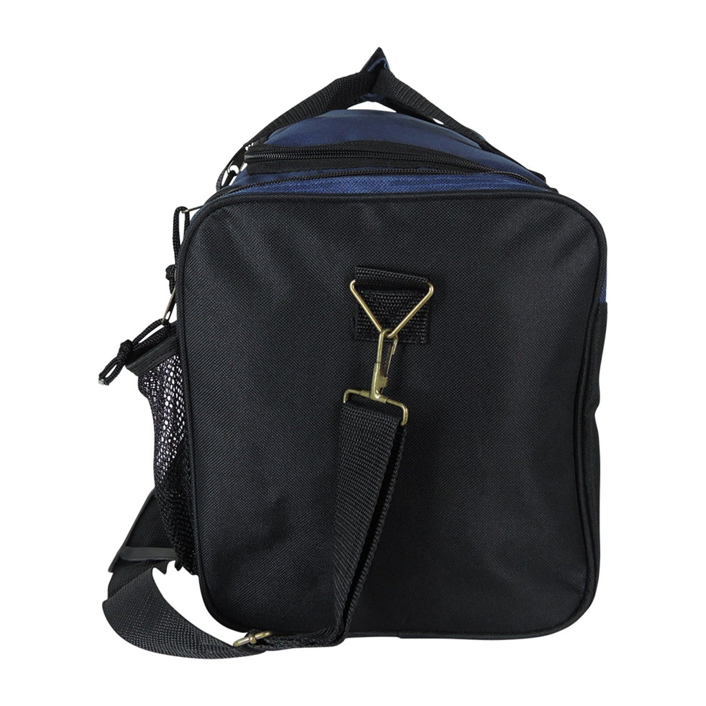 Dalix 20 Inch Sports Duffle Bag with Mesh and Valuables Pockets, Navy Blue - backpacks4less.com