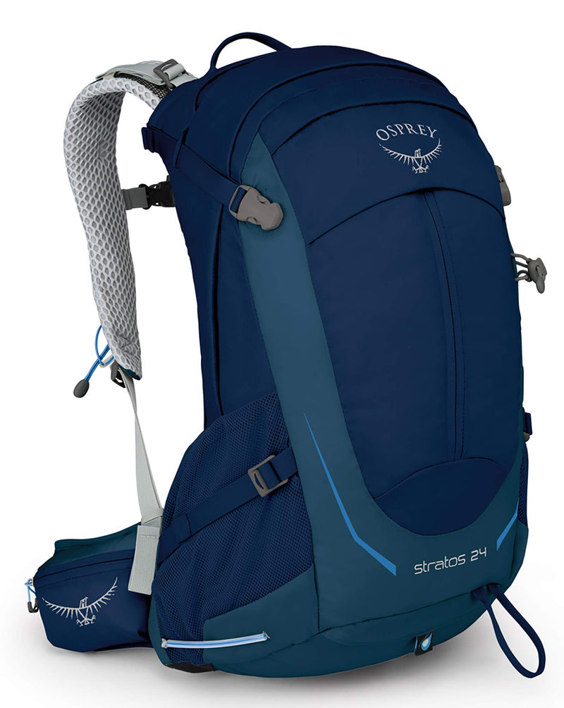Osprey Packs Stratos 24 Hiking Backpack, Eclipse Blue, o/s, One Size - backpacks4less.com
