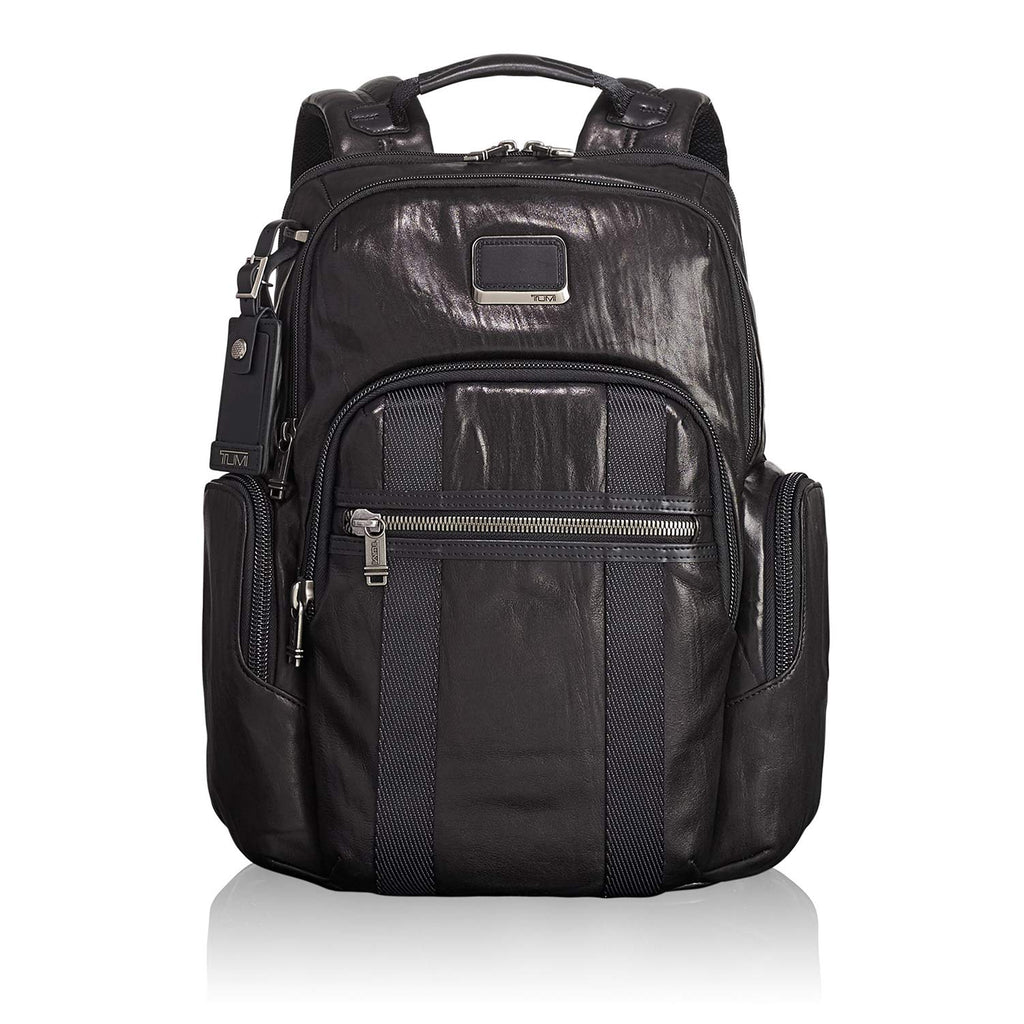 TUMI - Alpha Bravo Nellis Leather Laptop Backpack - 15 Inch Computer Bag for Men and Women TUMI - Alpha Bravo Nellis Leather Laptop Backpack - 15 Inch Computer Bag for Men and Women