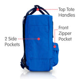 Fjallraven - Kanken Mini Classic Backpack for Everyday, UN Blue/Navy - backpacks4less.com