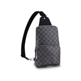 Louis Vuitton Avenue Sling Bag Men Backpacks (Damier Graphite) - backpacks4less.com