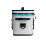 YETI Hopper Flip 12 Portable Cooler, Fog Gray/Tahoe Blue - backpacks4less.com