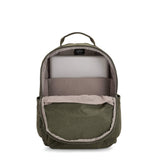 Kipling Seoul Large 15" Laptop Backpack Jaded Green Rm - backpacks4less.com