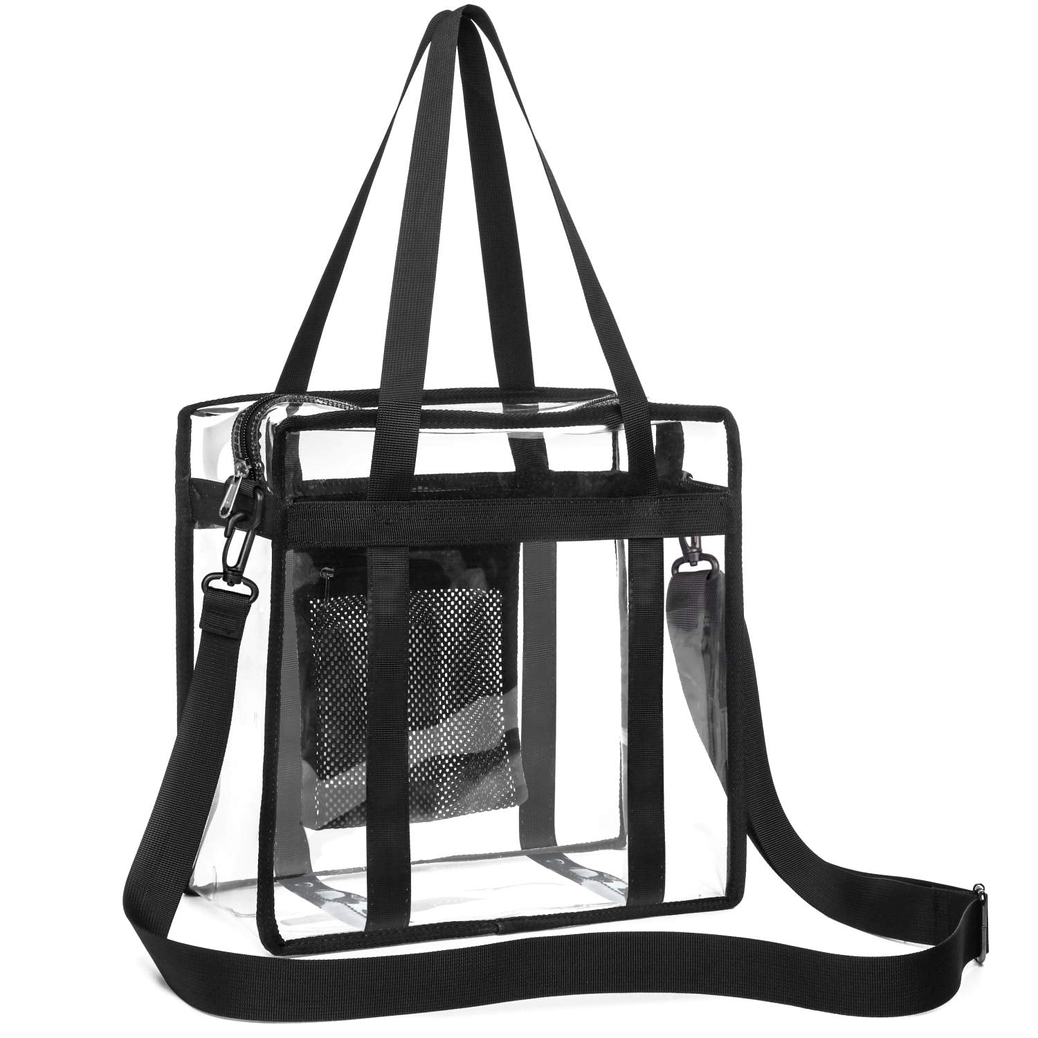 James Stadium Clear Sling Bag with Black Accent & Guitar Strap – Just One  Thing