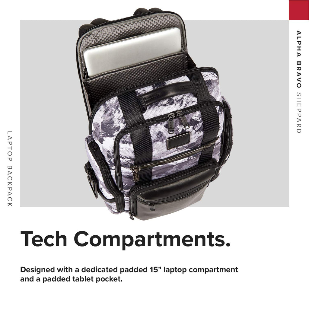 TUMI - Alpha Bravo Sheppard Deluxe Brief Pack Laptop Backpack - 15 Inch Computer Bag for Men and Women - Arctic Restoration TUMI - Alpha Bravo Sheppard Deluxe Brief Pack Laptop Backpack - 15 Inch Computer Bag for Men and Women - Arctic Restoration