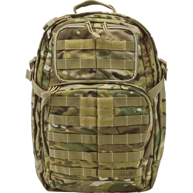 5.11 RUSH24 Tactical Backpack, Medium, Style 58601, Multicam - backpacks4less.com