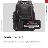 TUMI - Alpha Bravo Sheppard Deluxe Brief Pack Laptop Backpack - 15 Inch Computer Bag for Men and Women - Graphite - backpacks4less.com