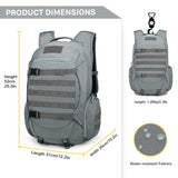 Mardingtop 35L Tactical Backpacks Molle Hiking daypacks for Camping Hiking Military Traveling Gray-35L - backpacks4less.com