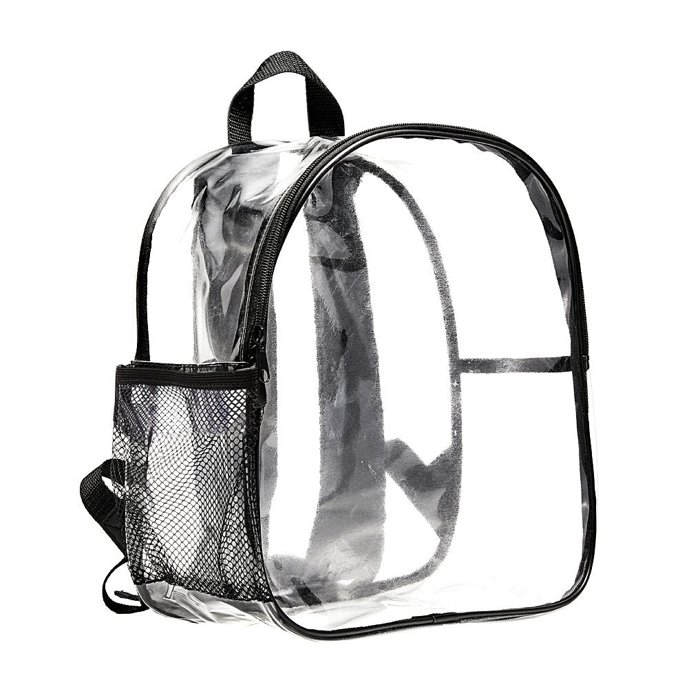 Stadium Approved Clear Mini Backpack Heavy Duty Transparent