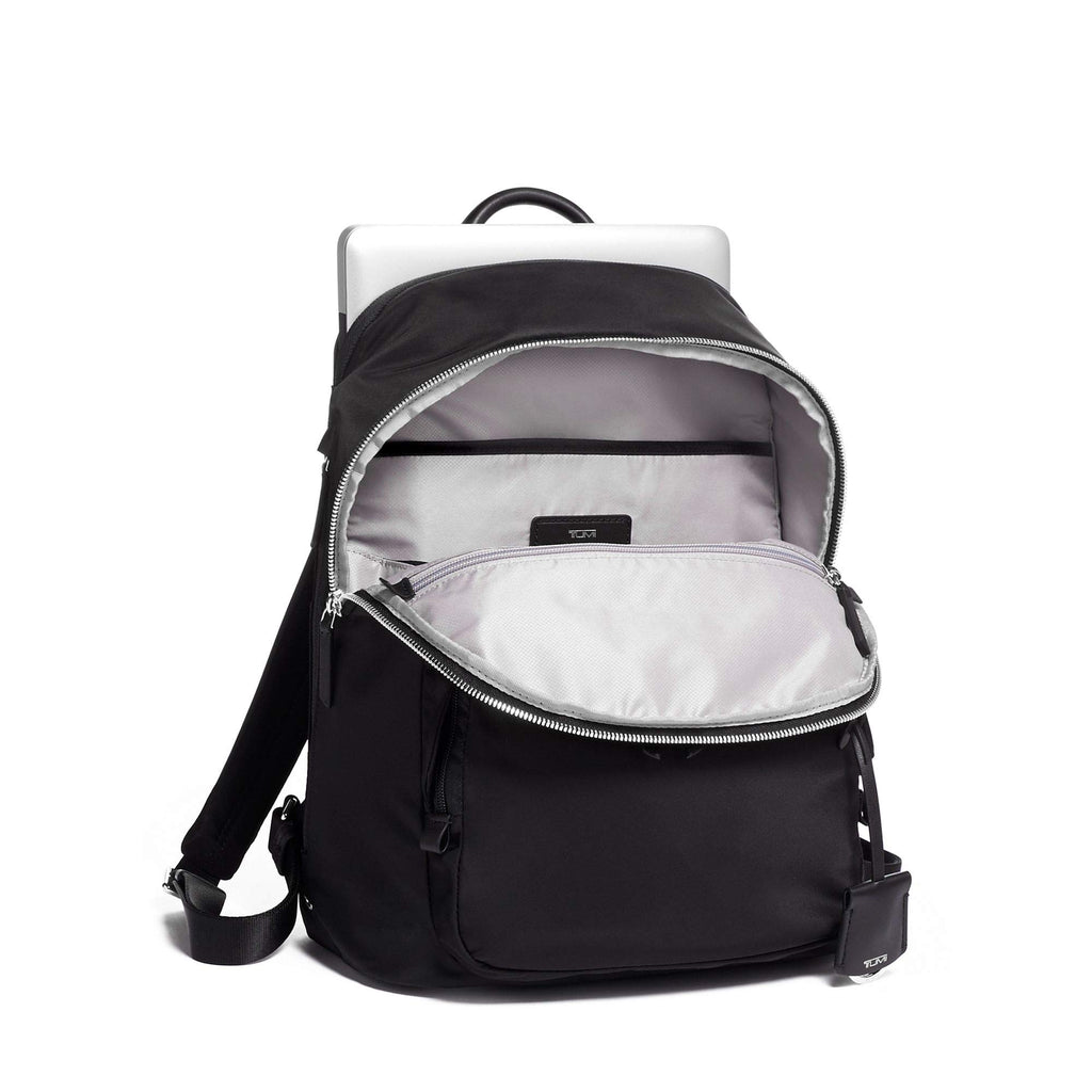 TUMI - Voyageur Hartford Laptop Backpack - 13 Inch Computer Bag For Women - Black/Silver - backpacks4less.com TUMI - Voyageur Hartford Laptop Backpack - 13 Inch Computer Bag For Women - Black/Silver - backpacks4less.com
