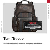 TUMI - Alpha Bravo Nellis Leather Laptop Backpack - 15 Inch Computer Bag for Men and Women - Dark Brown - backpacks4less.com