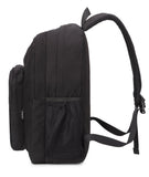 Abshoo Classical Basic Womens Travel Backpack For College Men Water Resistant Bookbag (Black) - backpacks4less.com