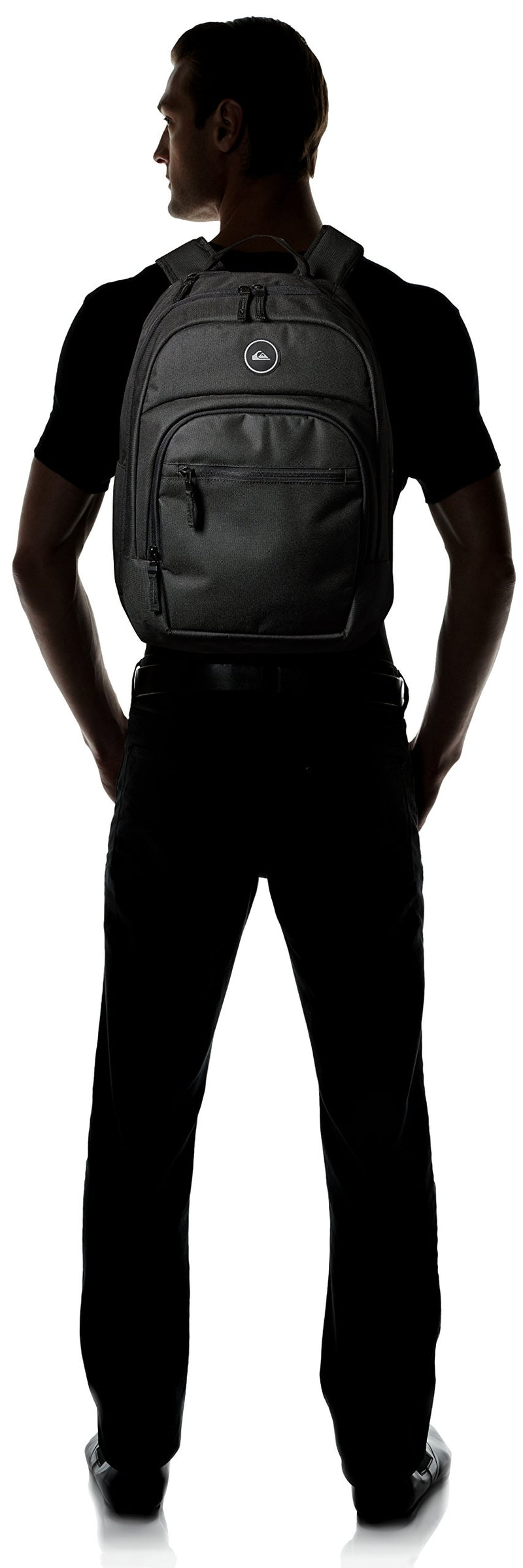 Quiksilver Men's SCHOOLIE Cooler II Backpack, Black, 1SZ - backpacks4less.com