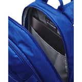 Under Armour Hustle 5.0 Team Backpack, (400) Royal/Royal/Metallic Silver, One Size Fits All