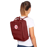 Fjallraven - Kanken Classic Backpack for Everyday, Acorn/Ox Red - backpacks4less.com