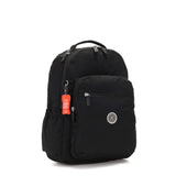 Kipling Seoul Large 15" Laptop Backpack Brave Black - backpacks4less.com