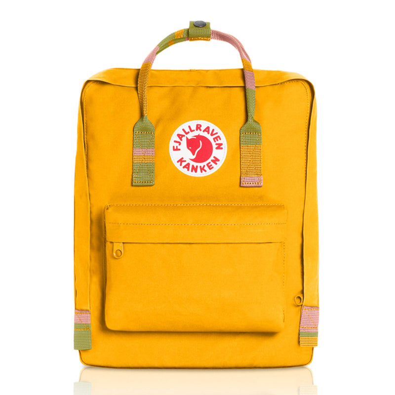 Fjallraven - Kanken Classic Backpack for Everyday, Warm Yellow/Random Blocked - backpacks4less.com