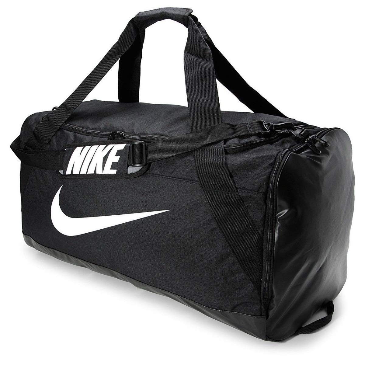 nike black large brasilia duffel