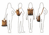 Carhartt Legacy Women's Hybrid Convertible Backpack Tote Bag, Carhartt Brown - backpacks4less.com