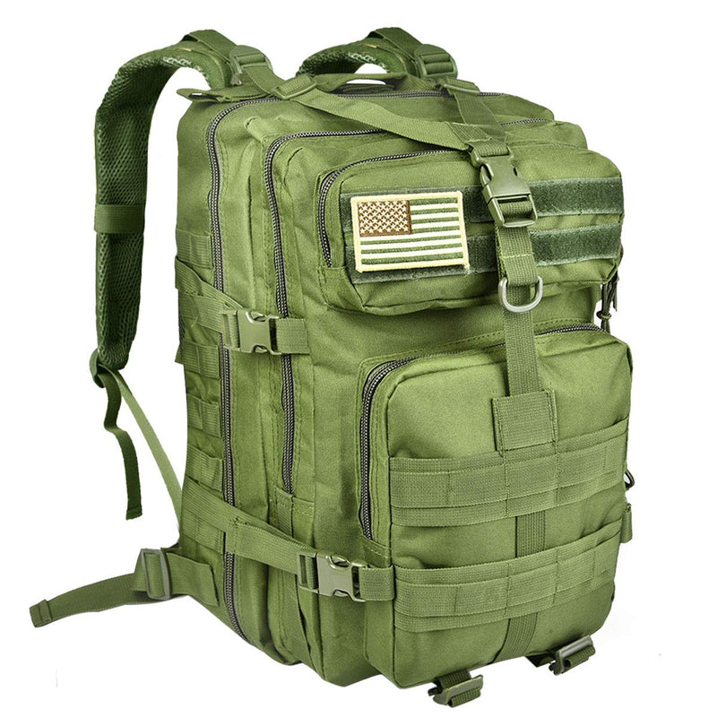 NOOLA Military Tactical Backpack Large Army 3 Day Assault Pack Molle Bag Green - backpacks4less.com