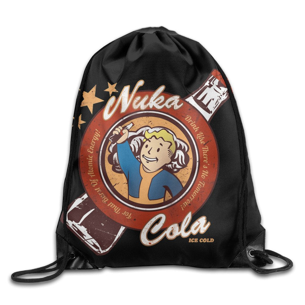Drawstring Backpack Sack Bag Fallout 4 Boy Video Game Home Travel Sport Storage Hiking Running Bags - backpacks4less.com
