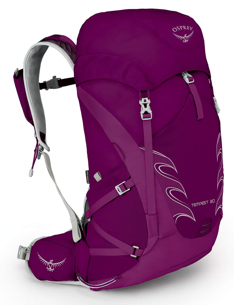 Osprey Packs Tempest 30 Women's Hiking Backpack, Mystic Magenta, Ws/M,–