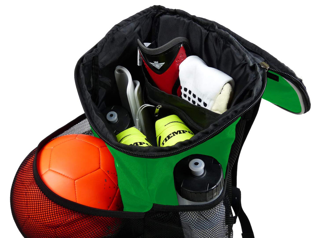 Soccer Backpack with Ball Holder Compartment Bag Fits All Soccer E backpacks4less