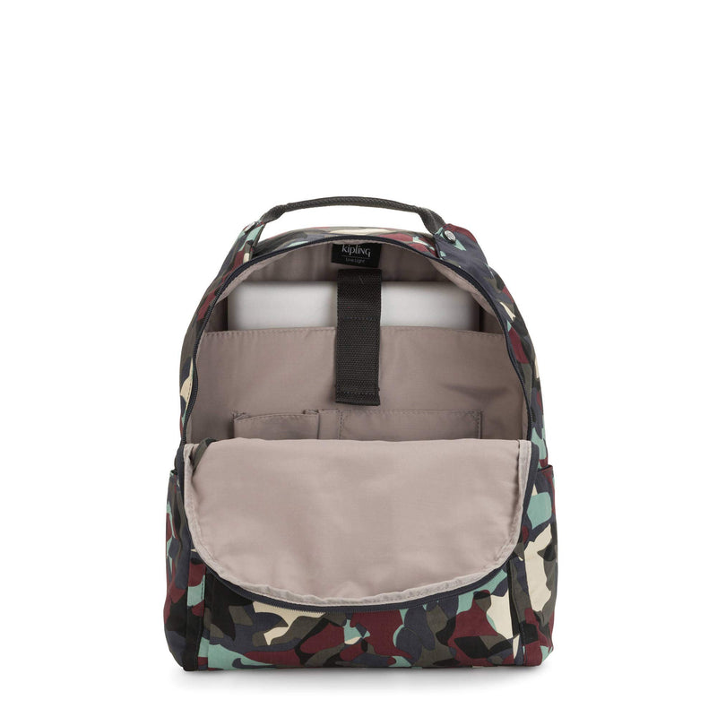 Kipling Micah Large Printed 15" Laptop Backpack Camo L - backpacks4less.com