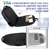 Large College Backpack,Durable Computer Backpack with USB Charging Port Fit 17 inch Notebook,Lightweight Carryon TSA Shoulder Backpack with Luggage Sleeve for Business Trip for Men and Women - backpacks4less.com