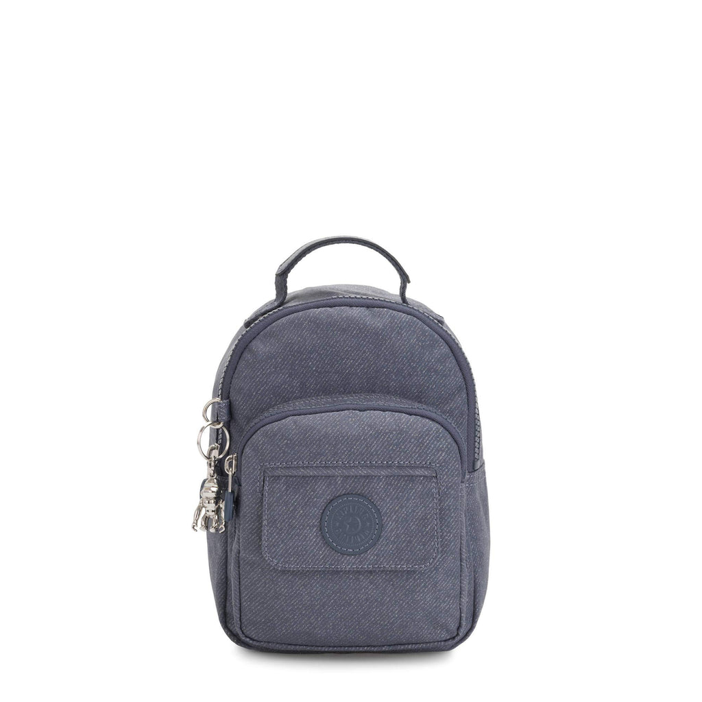 Kipling womens Alber 3-In-1 Convertible Mini Backpack, Navy blue g twi –
