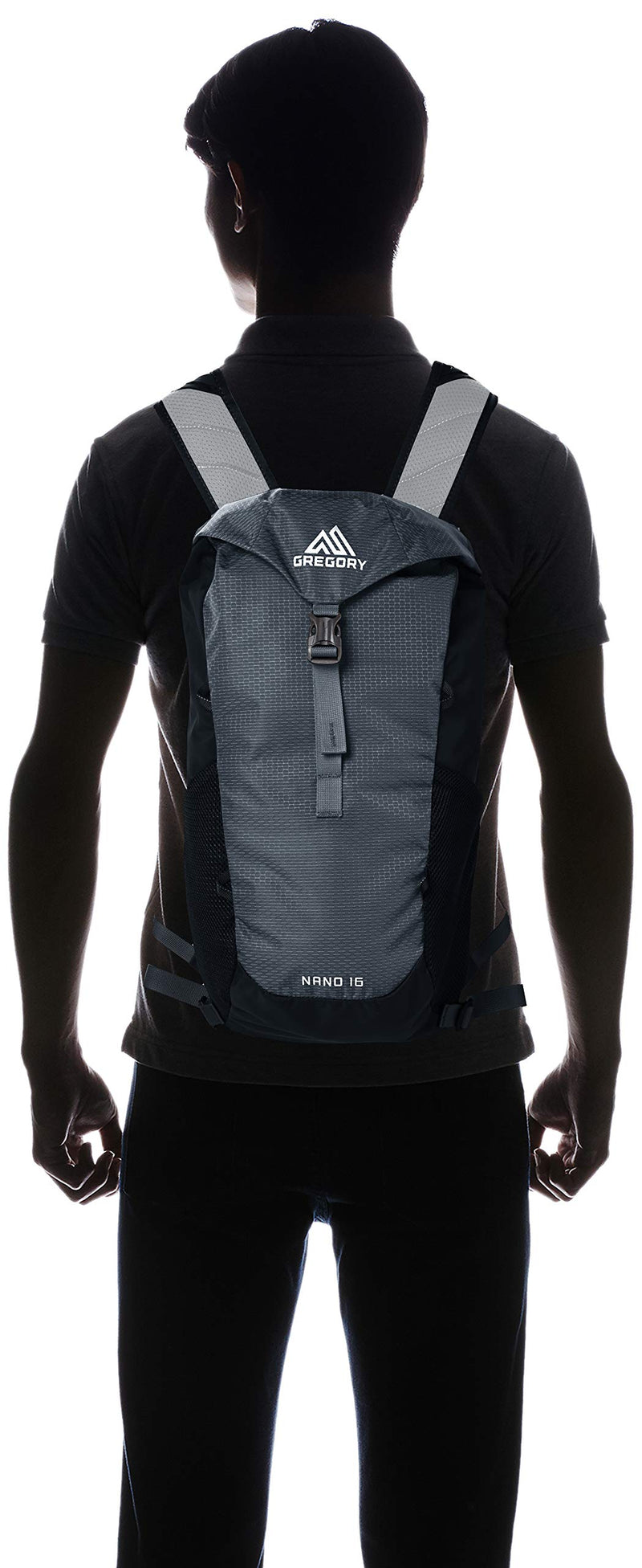 Gregory Mountain Products Nano 16 Liter Daypack, Eclipse Black, One Size - backpacks4less.com