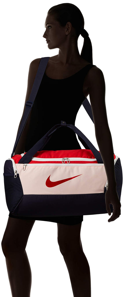 Nike Nike Brasilia Small Duffel - 9.0, Echo Pink/University Red