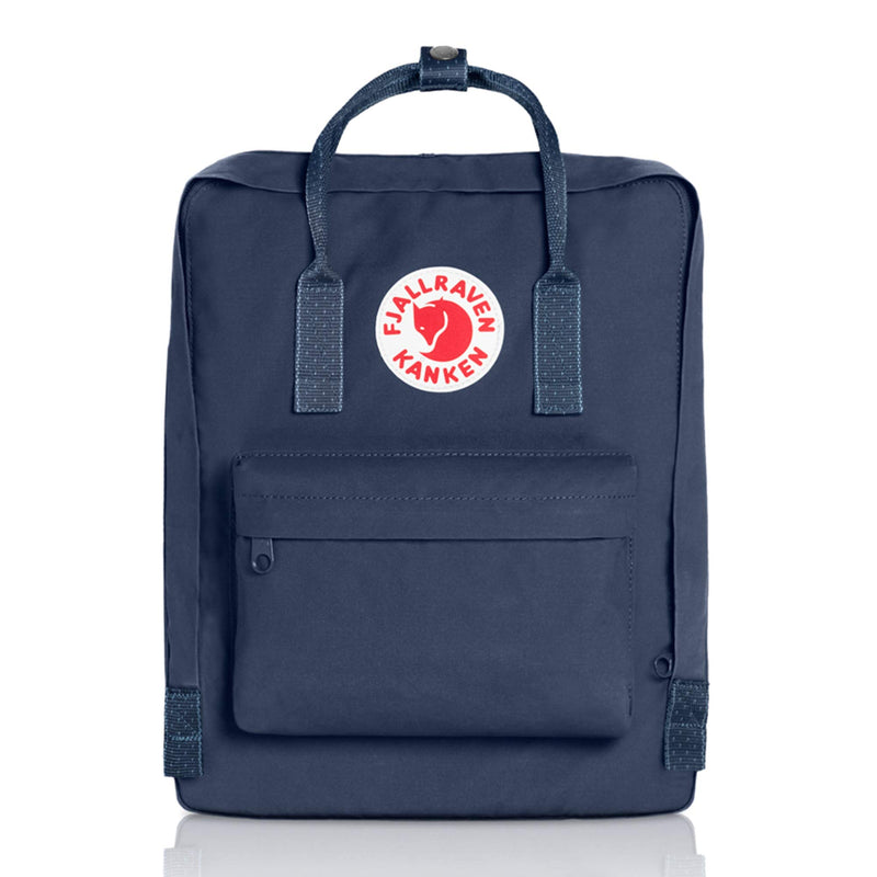 Fjallraven - Kanken Classic Backpack for Everyday, Royal Blue/Pinstripe Pattern - backpacks4less.com
