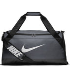 Nike Brasilia (Medium) Training Duffel Bag, Flint Grey/Black/White, One Size