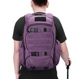 Mardingtop 28L Tactical Backpacks Molle Hiking daypacks for Camping Hiking Military Traveling 28L-Purple - backpacks4less.com
