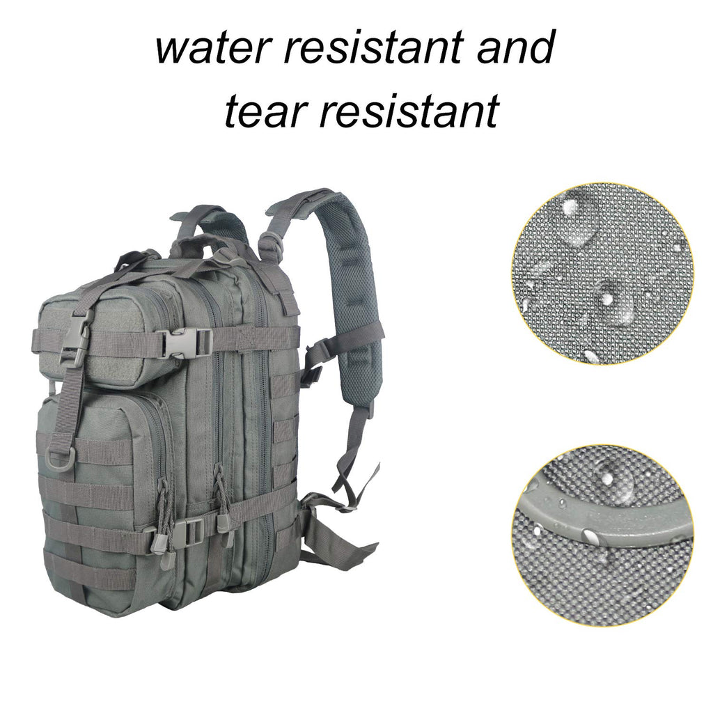 Small Military Tactical Backpack 30L Assault Backpack Tactical Bag Gre ...
