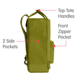 Fjallraven - Kanken Classic Backpack for Everyday, Guacamole - backpacks4less.com